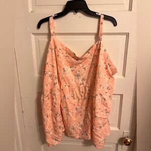 Torrid Peach Floral Camisole Top